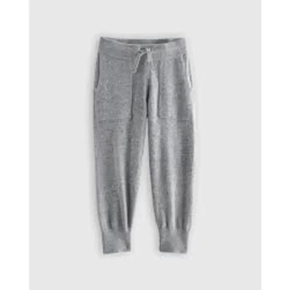 NWT Quince Washable Full Zip Hoodie & Washable Cashmere Jogger Set Gray 12